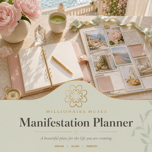 Millionaire Muses Manifestation Planner, 66 Pages to Dream, Align & Embody